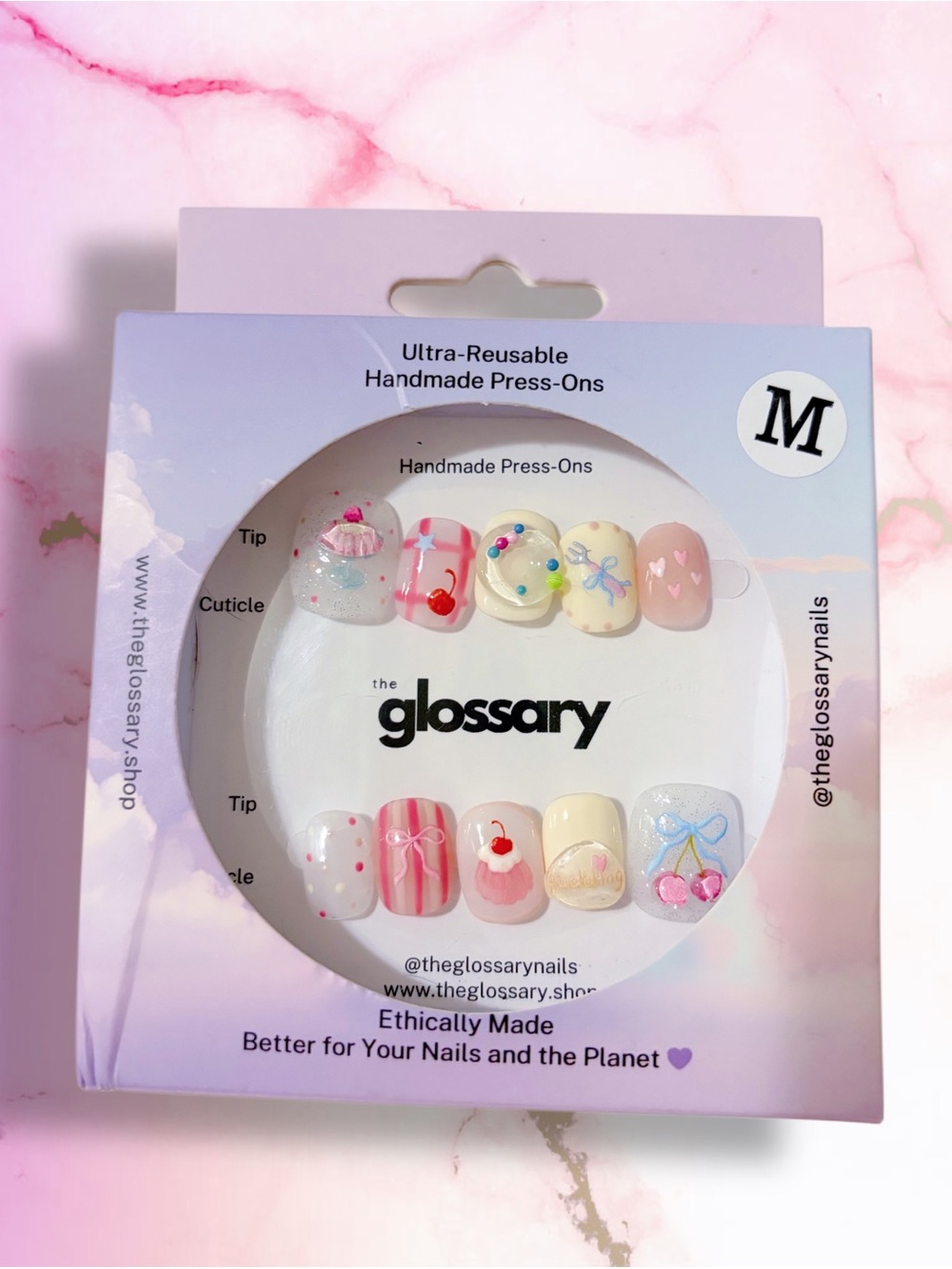 The Glossary Pastel Press-On Nails
